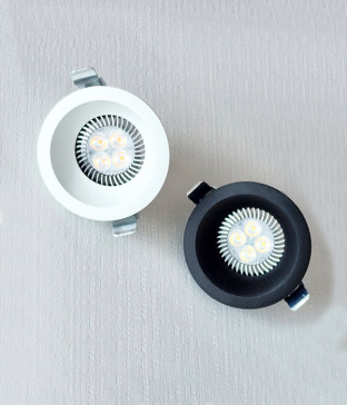 오션 타공 75mm(3인치) 매입등 (블랙,화이트)